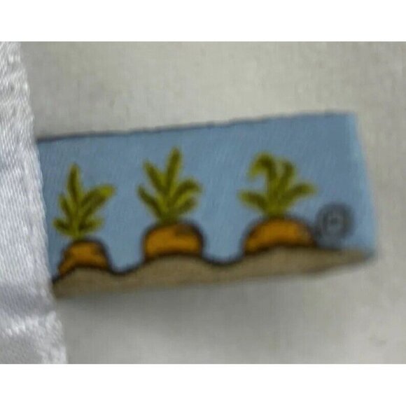 Bunnies by the Bay White Cream Bunny Rabbit Lovey Wrist Pacifier Rattle Holder - Picture 4 of 11